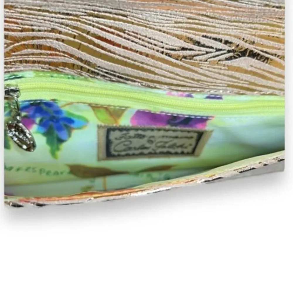 Carlos Falchi Fatto O Mano Clutch Over‎ the Shoulder Bag